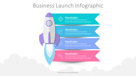 Business Launch Infographic, スライド 2, 10455, ビジネスコンセプト — PoweredTemplate.com