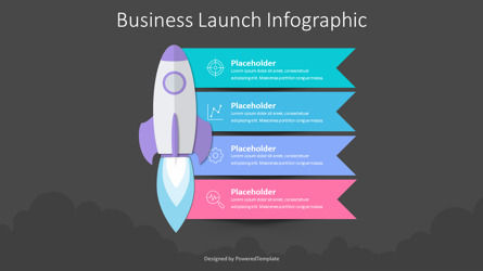 Business Launch Infographic, スライド 3, 10455, ビジネスコンセプト — PoweredTemplate.com