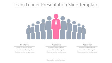 Team Leader Presentation Slide Template, Slide 2, 10467, Business Concepts — PoweredTemplate.com