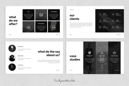 Agency Presentation Template, Slide 4, 10497, Lavoro — PoweredTemplate.com
