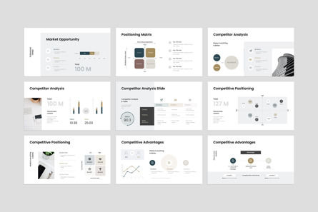 Business Pitch Deck PowerPoint, Diapositiva 11, 10518, Negocios — PoweredTemplate.com