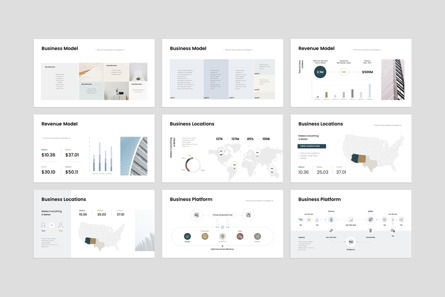 Business Pitch Deck PowerPoint, Diapositive 13, 10518, Business — PoweredTemplate.com