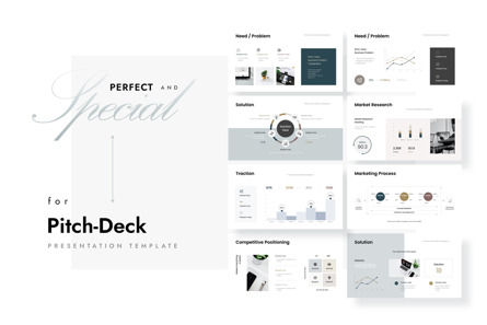 Business Pitch Deck PowerPoint, Diapositiva 23, 10518, Negocios — PoweredTemplate.com