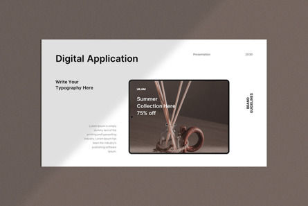 Hilam - Brand Guideline PowerPoint Template, Slide 3, 10521, Business — PoweredTemplate.com