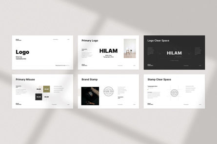 Hilam - Brand Guideline PowerPoint Template, 幻灯片 8, 10521, 商业 — PoweredTemplate.com