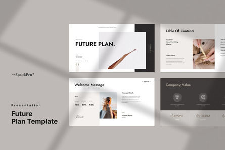 Future Plan Elegant PowerPoint Template, Deslizar 4, 10525, Negócios — PoweredTemplate.com