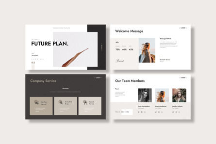 Future Plan Elegant PowerPoint Template, Diapositive 7, 10525, Business — PoweredTemplate.com