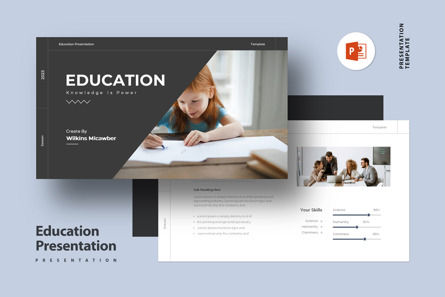 Elegant Education Presentation Template, Slide 2, 10531, Education & Training — PoweredTemplate.com