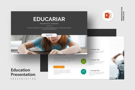 Educariar Education Presentation, 10534, Education & Training — PoweredTemplate.com