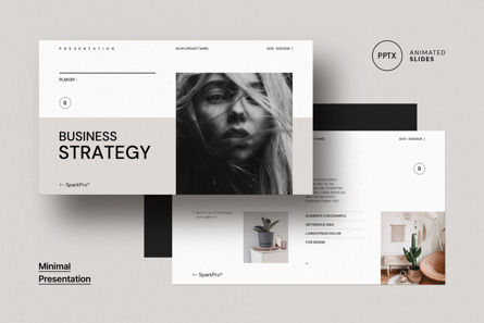 Business Strategy PowerPoint Template, Modele PowerPoint, 10538, Business — PoweredTemplate.com