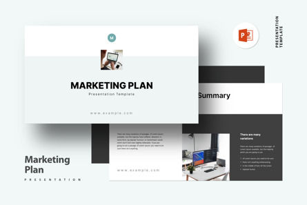 Marketing Plan Presentation Template, PowerPoint模板, 10545, 商业 — PoweredTemplate.com