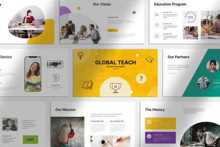Global Touch Education Presentation, Slide 6, 10548, Education & Training — PoweredTemplate.com