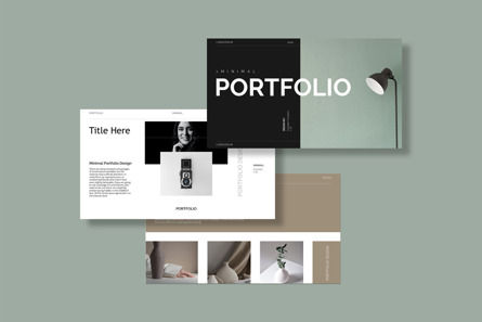 Minimal Portfolio Presentation, Diapositive 6, 10554, Business — PoweredTemplate.com