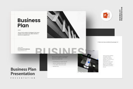 Business Plan Presentation Template, Modele PowerPoint, 10561, Business — PoweredTemplate.com