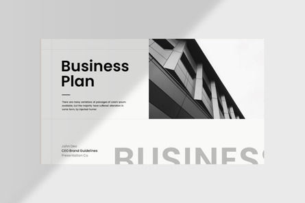 Business Plan Presentation Template, Diapositiva 3, 10561, Negocios — PoweredTemplate.com