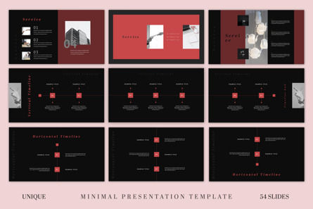 Dark Minimal Presentation Template, Slide 5, 10567, Lavoro — PoweredTemplate.com