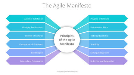 The Agile Manifesto Free Presentation Slide, Deslizar 2, 10572, Animado — PoweredTemplate.com