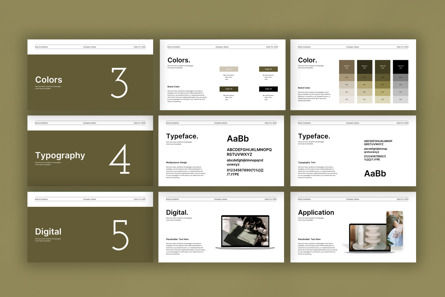 Brand Guideline Presentation Template, Diapositiva 3, 10579, Negocios — PoweredTemplate.com