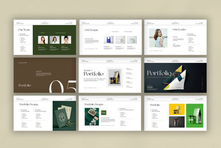 Resume Portfolio Google Slide Template, Diapositive 4, 10584, Business — PoweredTemplate.com