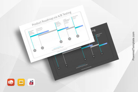 Product Roadmap via A-B Testing, Kostenlos Google Slides Thema, 10592, Animiert — PoweredTemplate.com