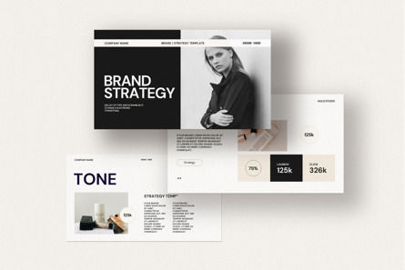 Brand Strategy Guide Presentation Template, スライド 4, 10594, アメリカ — PoweredTemplate.com