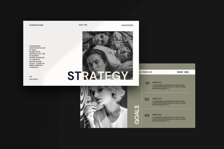 Brand Strategy Guide Presentation Template, Slide 9, 10594, America — PoweredTemplate.com