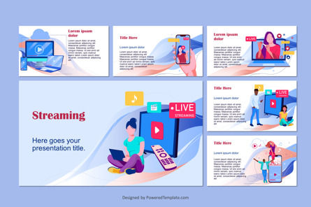 Streaming Services Presentation Template, Slide 2, 10597, Art & Entertainment — PoweredTemplate.com
