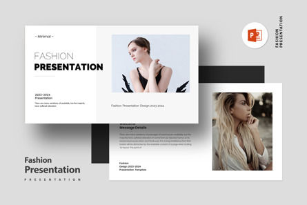 Minimal Fashion Presentation Template, Slide 6, 10603, Business — PoweredTemplate.com