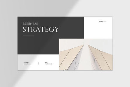 Business Strategy Presentation, Diapositive 3, 10606, Business — PoweredTemplate.com