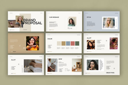 Brand Proposal Presentation Template, Diapositive 2, 10618, Business — PoweredTemplate.com