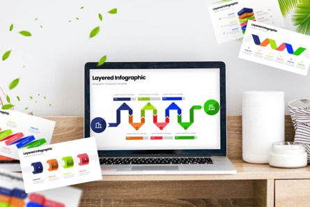 Layered - Infographic PowerPoint Template, スライド 3, 10625, 3D — PoweredTemplate.com