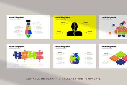 Puzzle - Infographic PowerPoint Template, Slide 4, 10628, Data Driven Diagrams and Charts — PoweredTemplate.com