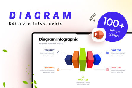 Diagram - Infographic PowerPoint Template, 10629, Data Driven Diagrams and Charts — PoweredTemplate.com