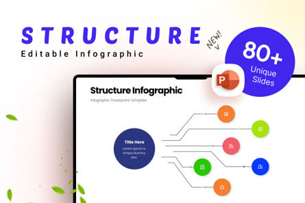 Structure - Infographic PowerPoint Template, 10630, Careers/Industry — PoweredTemplate.com