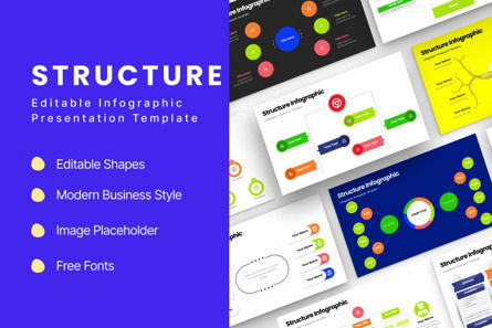 Structure - Infographic PowerPoint Template, Slide 2, 10630, Careers/Industry — PoweredTemplate.com