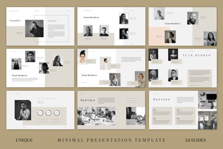 Simple and Clean Minimal Presentation Template, スライド 4, 10643, ビジネス — PoweredTemplate.com
