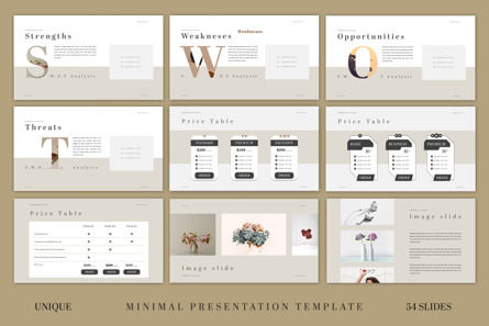 Simple and Clean Minimal Presentation Template, Slide 6, 10643, Business — PoweredTemplate.com