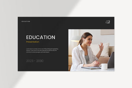 Education Presentation Template, Slide 2, 10646, Business — PoweredTemplate.com