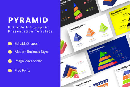 Pyramid - Infographic PowerPoint Template, Slide 2, 10654, 3D — PoweredTemplate.com