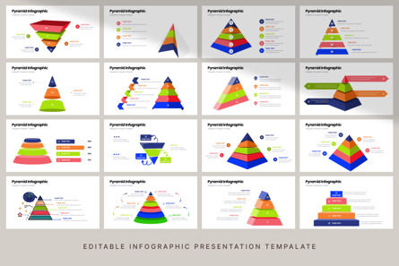 Pyramid - Infographic PowerPoint Template, Slide 5, 10654, 3D — PoweredTemplate.com