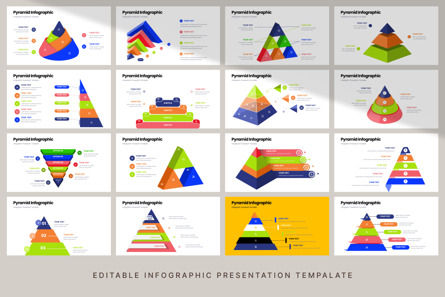 Pyramid - Infographic PowerPoint Template, Slide 6, 10654, 3D — PoweredTemplate.com