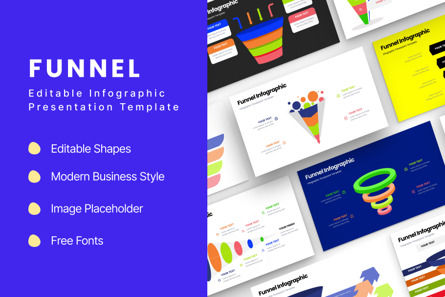 Funnel - Infographic PowerPoint Template, Slide 2, 10657, 3D — PoweredTemplate.com