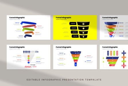 Funnel - Infographic PowerPoint Template, Slide 4, 10657, 3D — PoweredTemplate.com