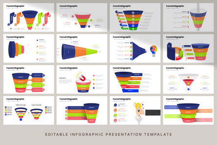Funnel - Infographic PowerPoint Template, Slide 5, 10657, 3D — PoweredTemplate.com
