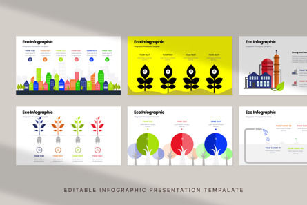 Eco - Infographic PowerPoint Template, Slide 4, 10659, Agriculture — PoweredTemplate.com