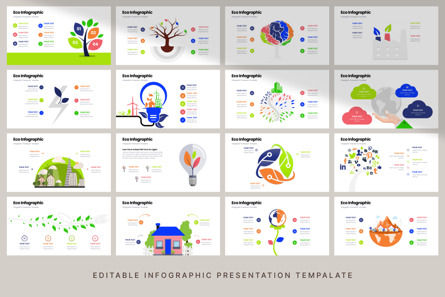 Eco - Infographic PowerPoint Template, Slide 5, 10659, Agriculture — PoweredTemplate.com