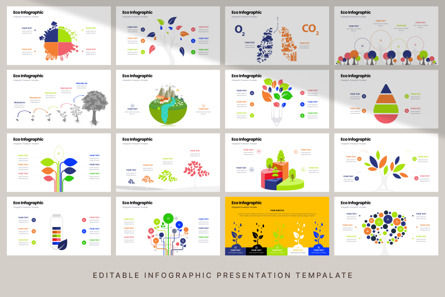Eco - Infographic PowerPoint Template, Slide 6, 10659, Agriculture — PoweredTemplate.com