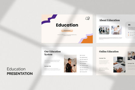 Education Presentation Template, Slide 3, 10661, Business — PoweredTemplate.com
