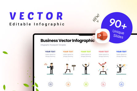 Business Vector - Infographic PowerPoint Template, 10662, Art & Entertainment — PoweredTemplate.com
