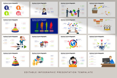 Business Vector - Infographic PowerPoint Template, Slide 5, 10662, Art & Entertainment — PoweredTemplate.com